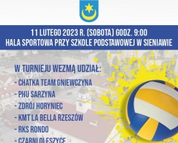 Zdjęcia główne wydarzenia: II Turniej Piłki Siatkowej o Puchar Burmistrza Miasta i Gminy Sieniawa