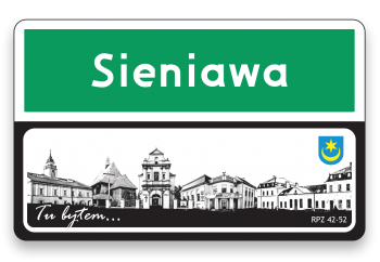 Zdjęcie główne dla: 'Magnes Turysty z Sieniawy dostępny w sprzedaży' 