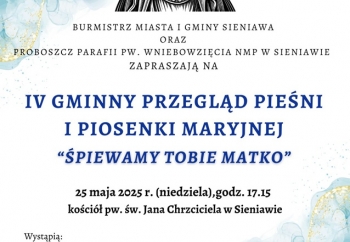 Zdjęcie główne dla: 'IV Gminny Przegląd Pieśni i Piosenki Maryjnej' 