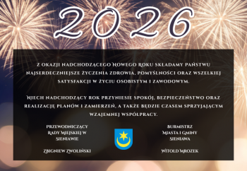 Zdjęcie główne dla: 'Życzenia Noworoczne' 