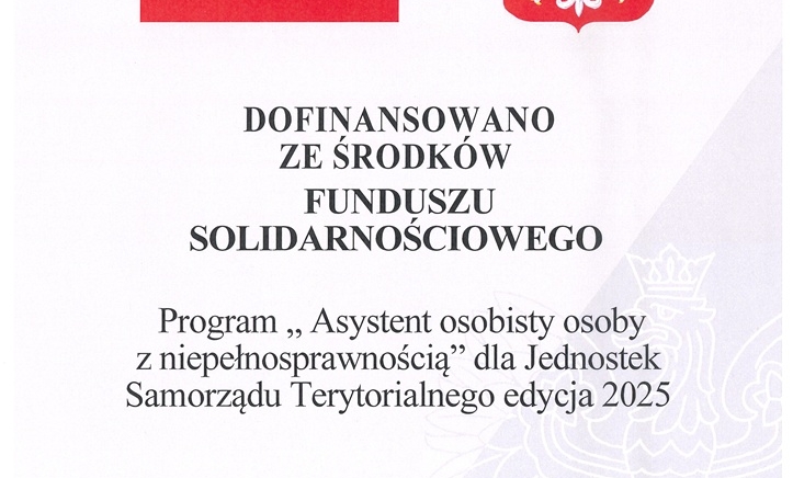 Zdjęcie główne newsa: Program „Asystent osobisty osoby z niepełnosprawnością” - edycja 2025
