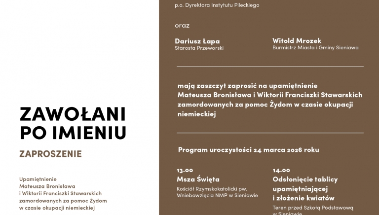 Zdjęcie główne newsa: Zawołani po imieniu