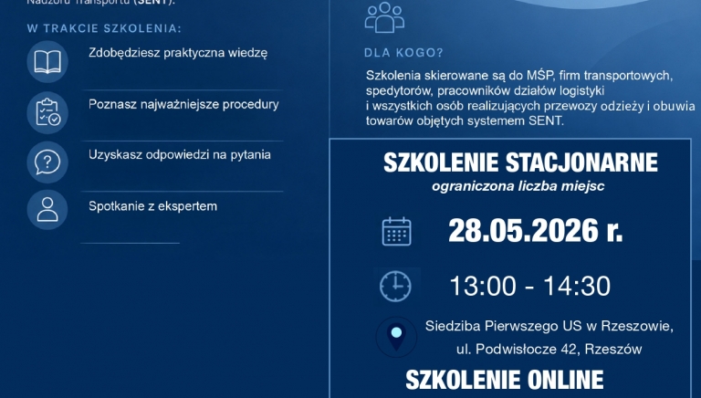 Zdjęcie główne newsa: Szkolenie SENT